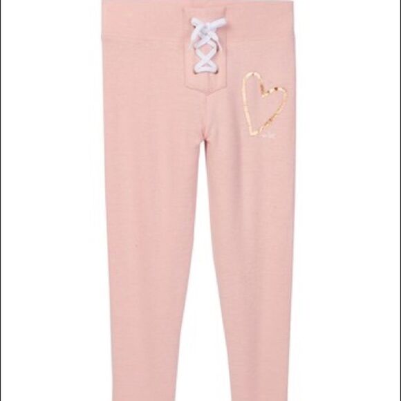 Peace Love World Lace Up comfy jogger pants - Picture 2 of 3